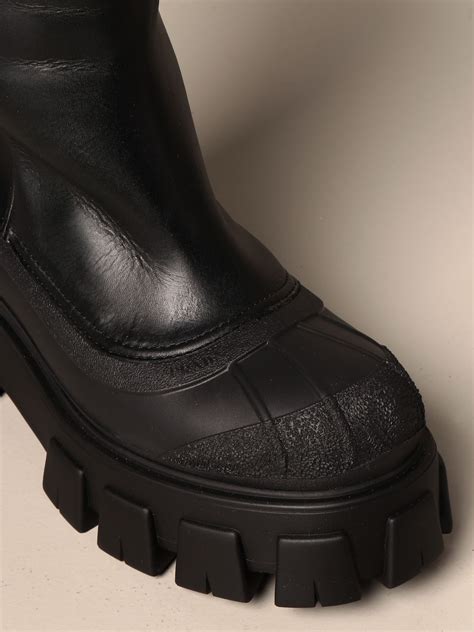 fur prada boots|prada black boots.